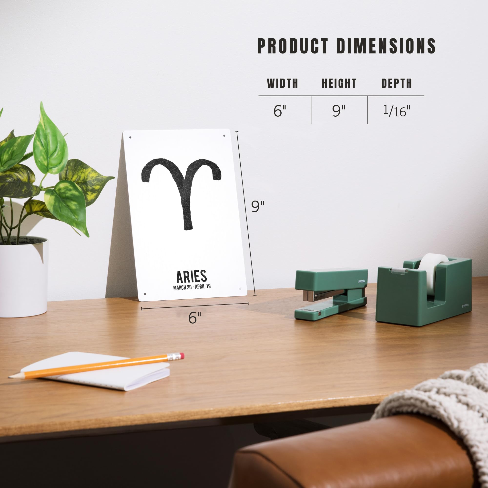 Amazon.com : Lantern Press 6x9 Inch Metal Sign, Aries, Astrology